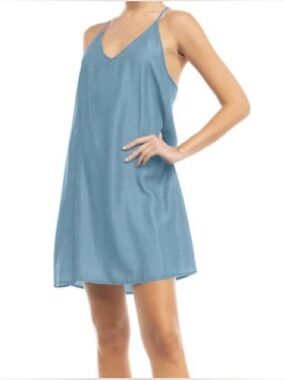 Spaghetti Strap Cami Tencel Dress